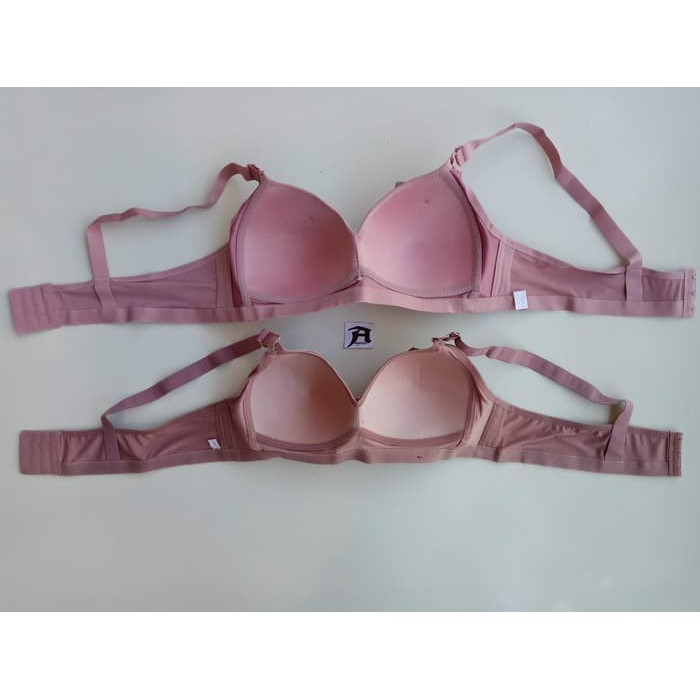 ready jupe size 44 bh busa tanpa kawat bh busa kancing tiga cup besar