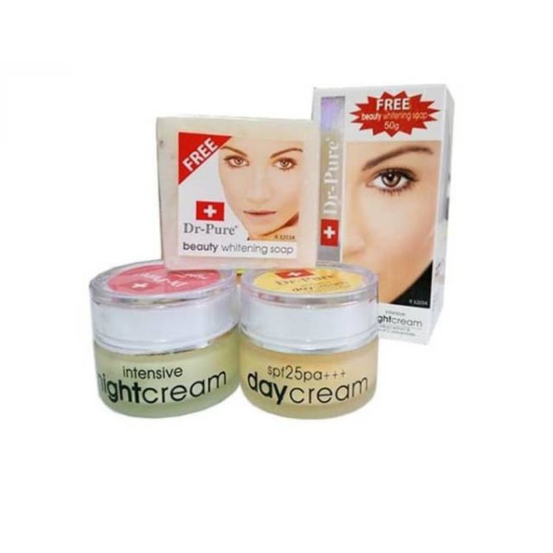 PAKET SET DR PURE WHITENING CREAM BPOM/pcs