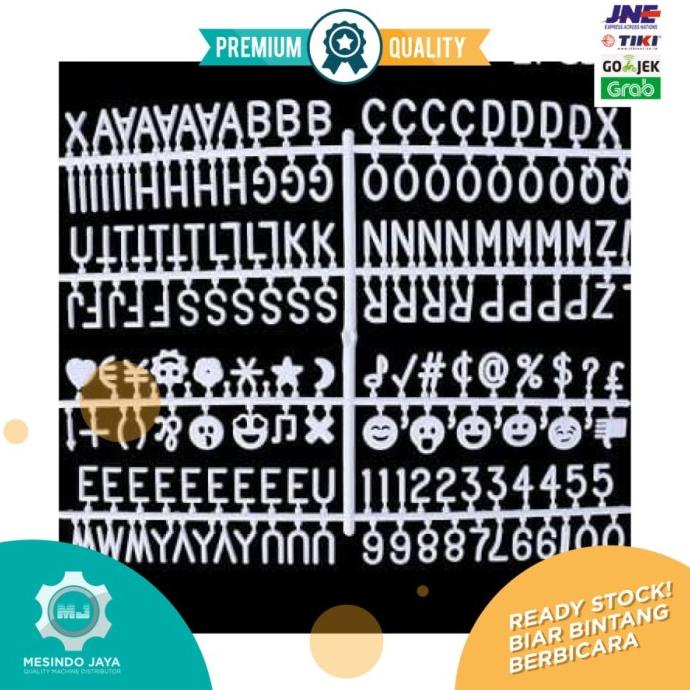 

LENGKAP! 1 SET Felt Letter Board / papan huruf cafe, papan nama bayi