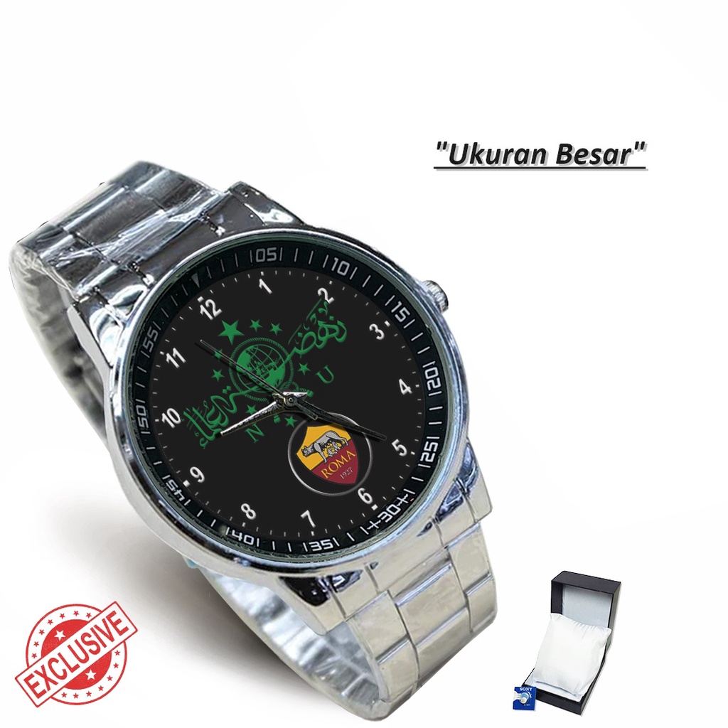 Jam Tangan Rantai Couple NU - AS ROMA (Mantul)