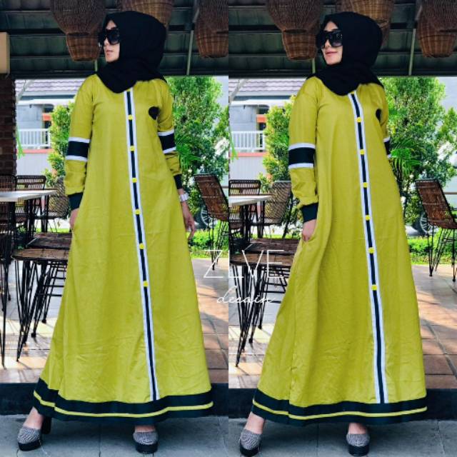 Gamis Zara Rib Ori