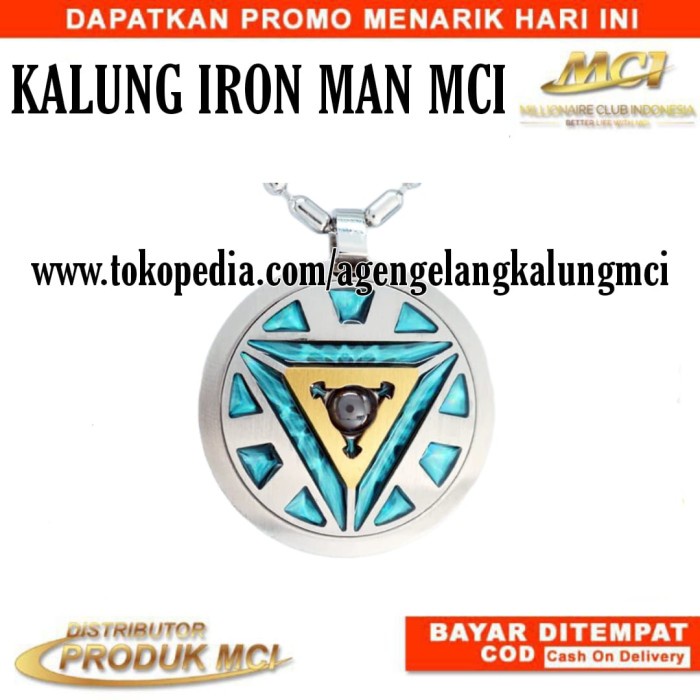 Terlaris kalung iron man mci original | kalung mci | kalung marvel mci Ampuh