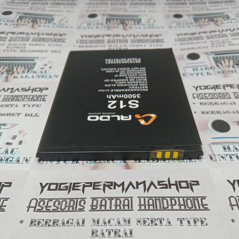 BATRE BATREI BATERAI BATTERY ALDO S12 S 12 GALAXY RAM 4 RAM 6 (3500 mAh) ORIGINAL BATERAI HANDPHONE