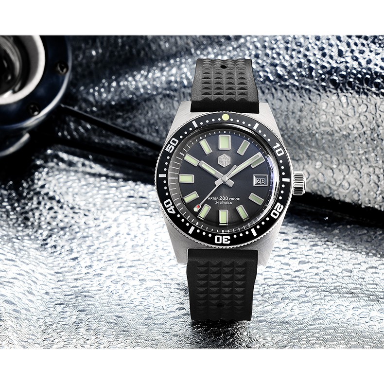 Jam Tangan San Martin 62MAS Homage 200m Diver Seiko NH35