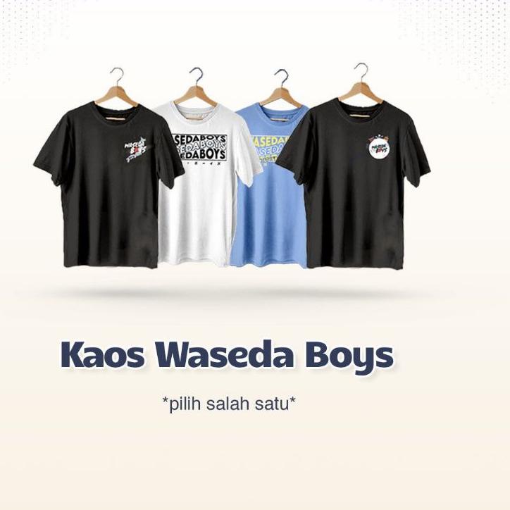 Stock Paket Bundling Buku + Kaos Waseda Boys_Jerome Polin_Nihongo Mantappu 국