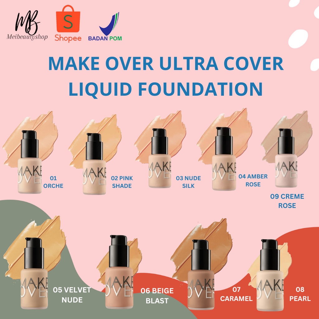 MAKE OVER Ultra Cover Liquid Matte Foundation 33 ml - Matte Foundation