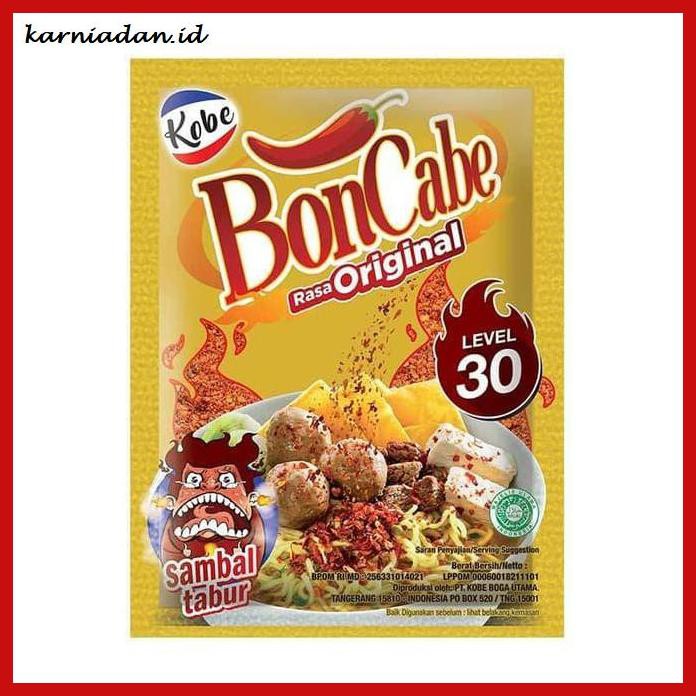 

Aneka-Sambal- Kobe Boncabe Rasa Original Level 30 Sambal Tabur Sachet 4.5 Gram -Pedeeeeeezzzzzzz.