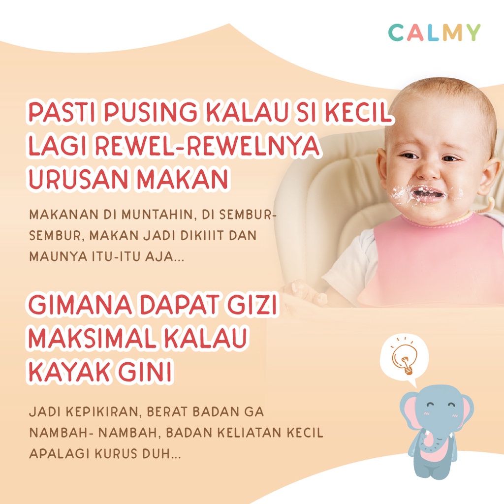 Calmy Mealtime - Minyak Balur Premium Untuk Membantu Menambah Nafsu Makan Anak dan Menyamankan Perut, Solusi Tanpa Obat