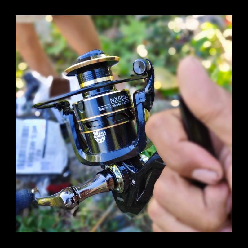 READY STOK REEL 6000 GULUNGAN PANCING TAFFSPORT NX6000 METAL FISHING REEL NX6000 ALAT PANCING AL1