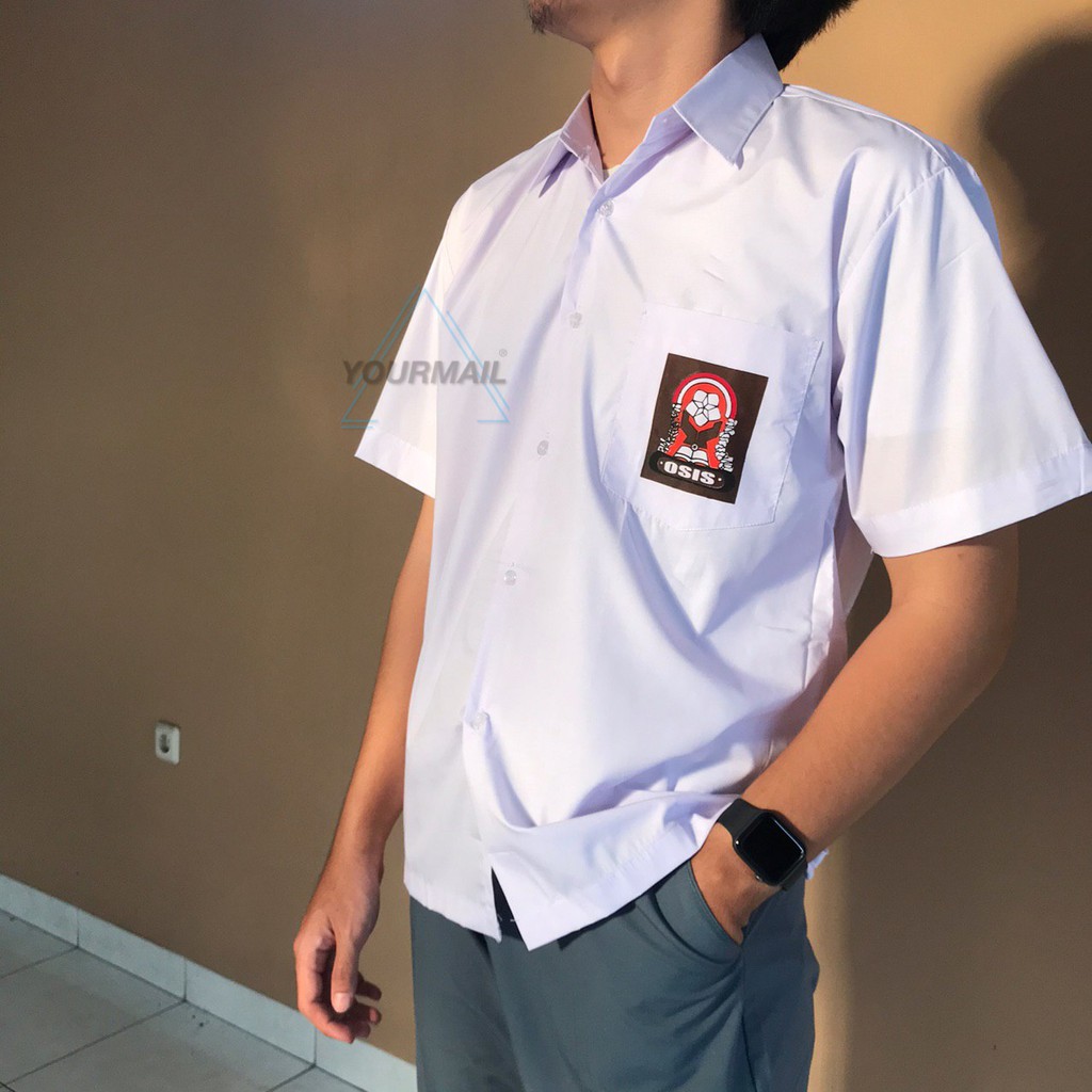 Seragam Baju SMA Pendek Sablon