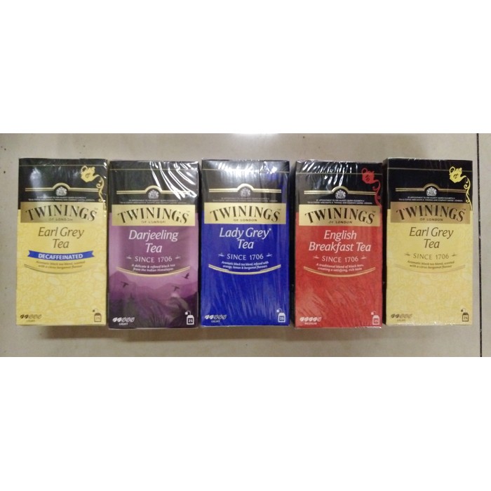 

Teh Twinings Earl Grey Tea- Lady Grey Tea- Darjeeling Tea - tth1723