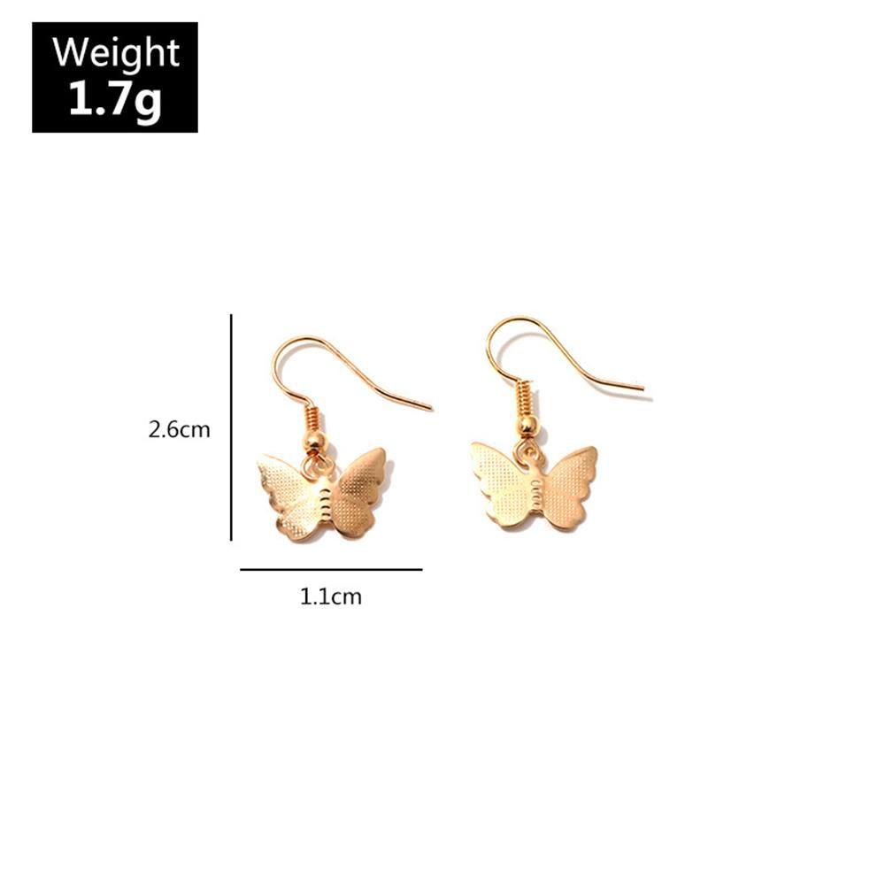 Solighter Anting Kupu-Kupu Baru Wanita Pria Fashion Perhiasan Motif Hewan