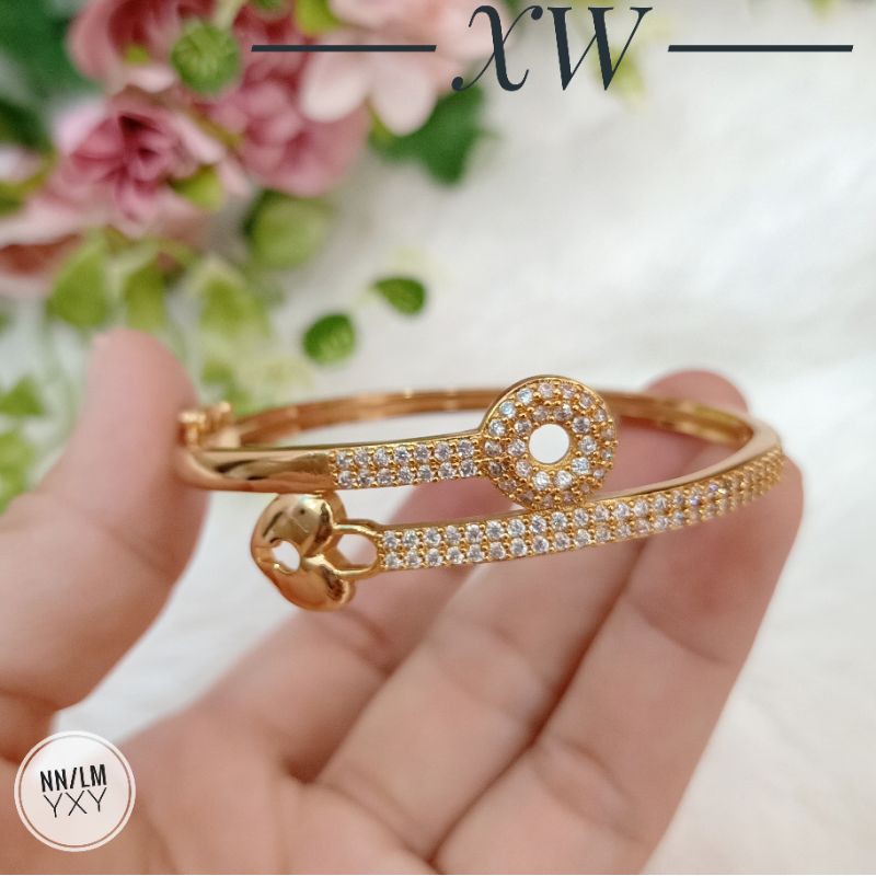 Gelang Bangle Yaxiya gold G06019