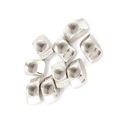 T-Slot Aluminium Carbon Steel Tipe M5 T Slot Nuts 10x6x4,5mm *2LB06