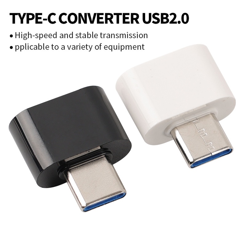 5pcs Adapter OTG USB 2.0 Tipe C Ke USB OTG Universal Untuk Huawei / Xiaomi / Android