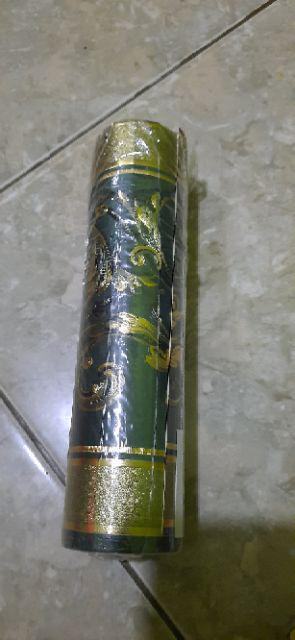 Wallpaper Dinding Borderlist Klasik Mewah Green