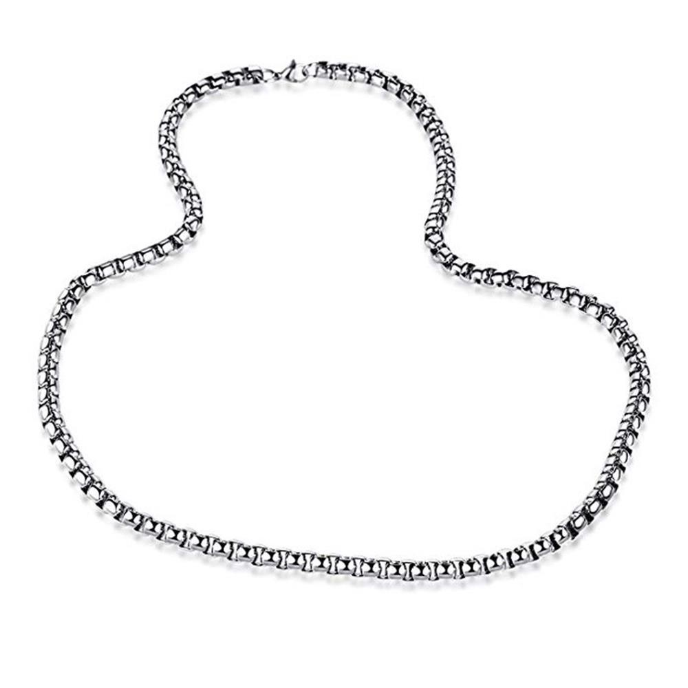 Lily Kalung Stainless Steel Pesta Wanita Pria Hip Hop Statement