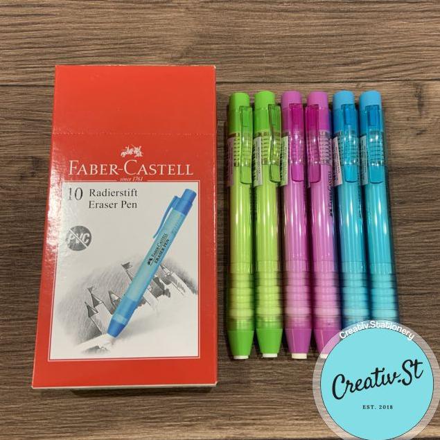 

[(BAYAR DITEMPAT) Faber Castell Eraser Pen / Penghapus