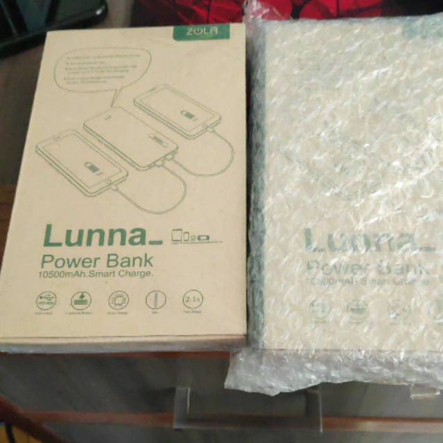 Power bank lunna 10500Mah