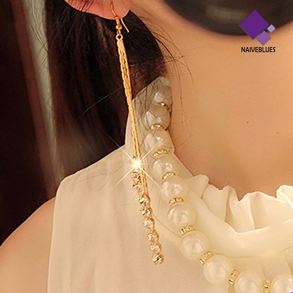 Anting Berlian Imitasi Bahan Alloy Untuk Wanita