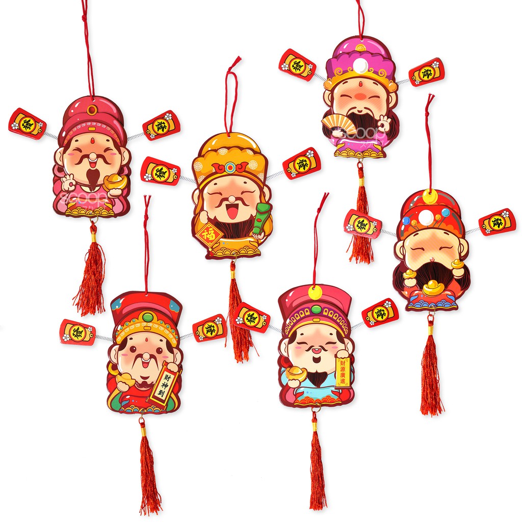 

Scoop Imlek Angpau / Hongbao Gantung Dewa Rejeki (1pc) 62220201