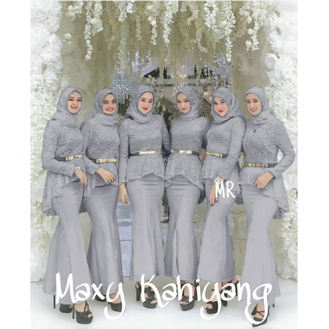 Baju Maxi Gamis Wanita Muslim Model Kebaya Polos Kekinian 2021 Terlais Termurah Modis Remaja