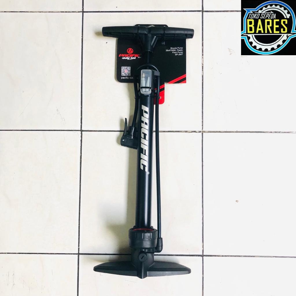 Pompa Sepeda Pacific SP-J806 / SP-J807 / Floor Pump with Gauge