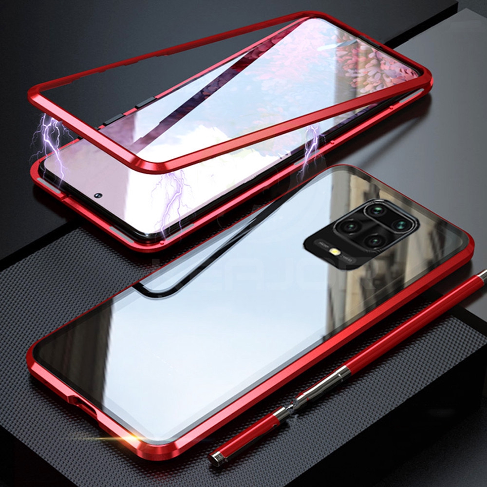 Jual Double Sides Front And Back Tempered Glass Magnetic Case Xiaomi Redmi Note 9S 9 Pro Note 10 10S 10 Pro Max Note 9 10 Pro Max Redmi 10X 4G Poco X3