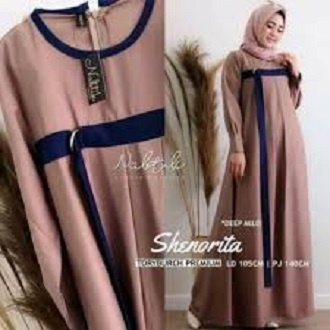 MRA-Shenorita dress muslim/Fashion Muslim/Dress Muslim Tanpa Hijab/Busui/Gamis Wanita Terbaru