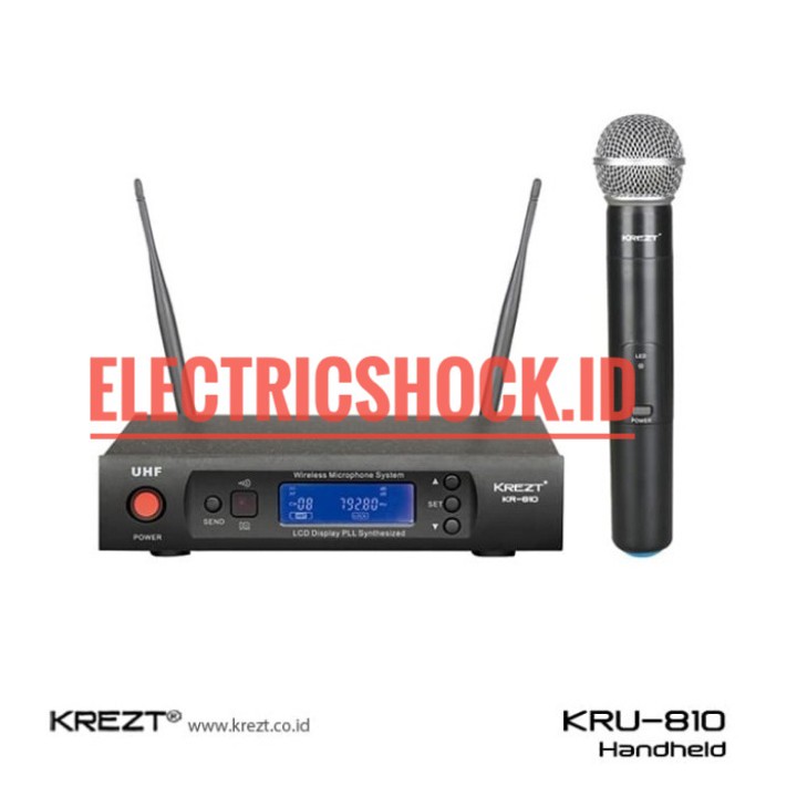 MIC WIRELESS KREZT KRU 810 / KRU-810 HANDHELD