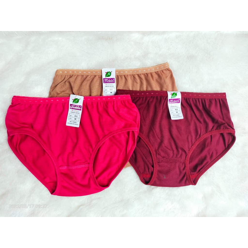 6 Pcs - Celana Dalam Wanita Fidela - Celana Dalam Wanita Hits