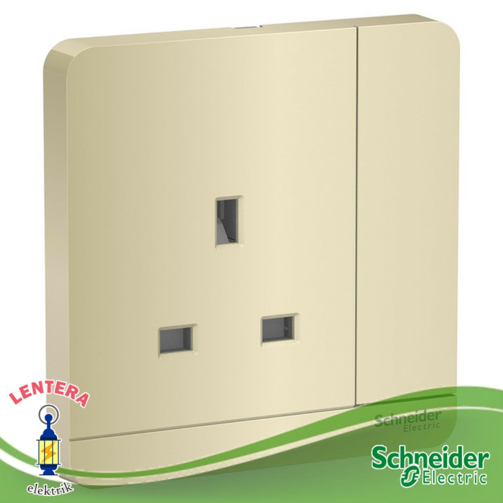 SCHNEIDER AVATAR ON STOP KONTAK AC WINE GOLD E8315N_WG