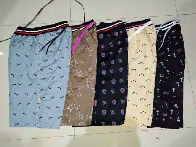 Celana Pendek Pria / Kolor Motif / Kolor Distro