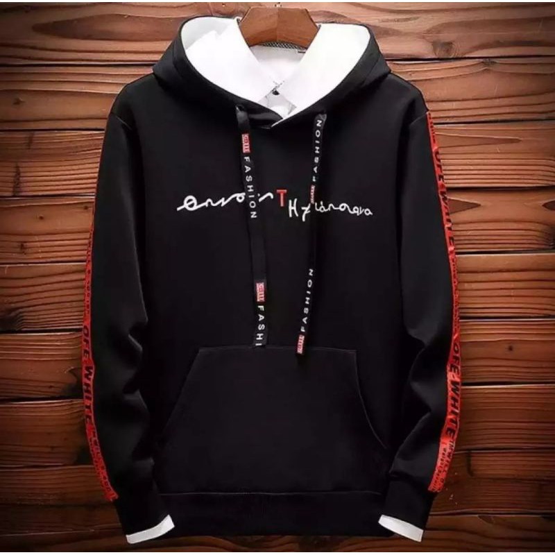 Deas off white hodie / jaket hodie pria keren