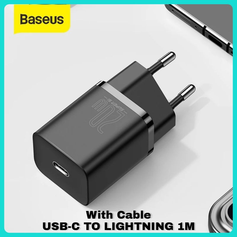 BASEUS Charger iPhone 12 20W Super Si Quick Charge USB C Port PD Charging