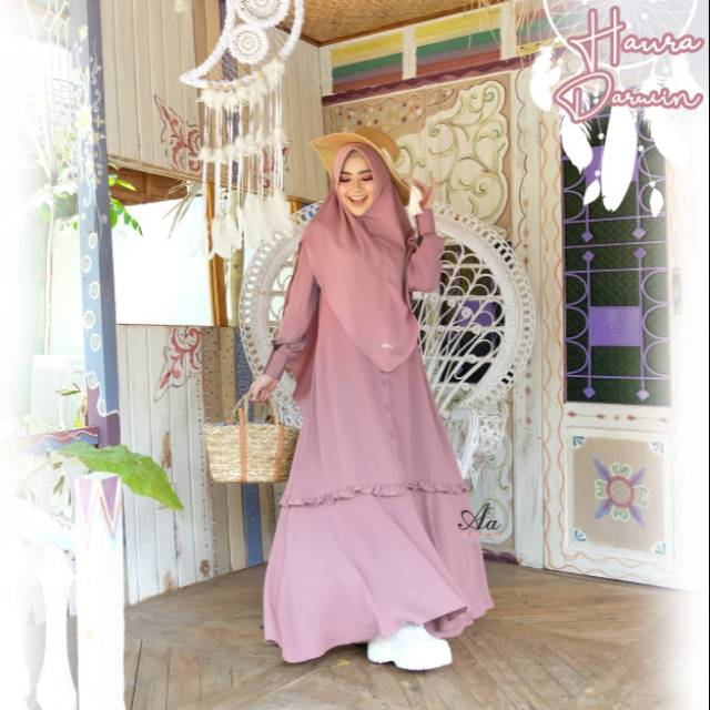 ORIGINAL GAMIS SET HAURA BY ADEN