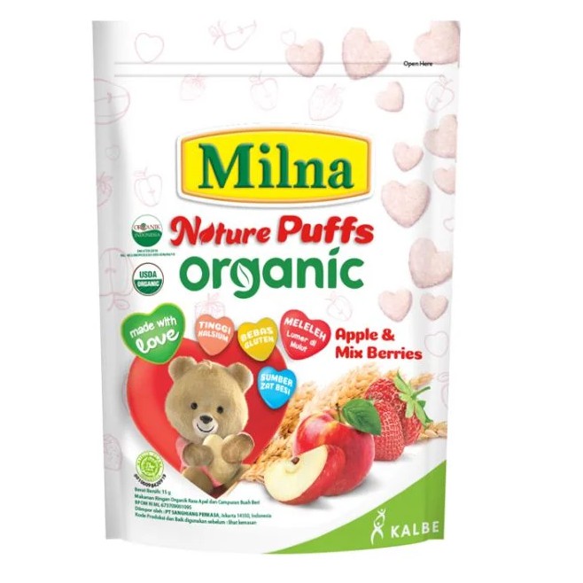 Milna Organic Nature Puffs 15gr