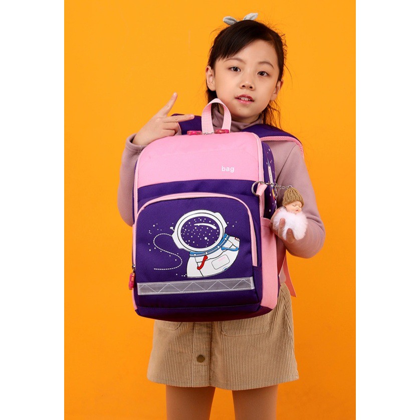 ARMELIA SHOP - Tas Ransel Anak Dino Style_Tas Ransel Anak Laki Laki_Tas Sekolah Anak_Motif Astronot