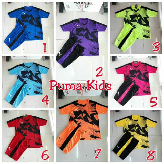 Setelan Baju Futsal Kids Printing
