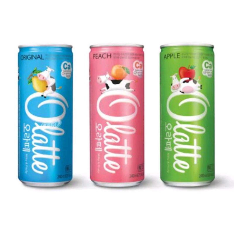 

OLATTE MILKY & FRUITY MINUMAN SEGAR - 240 ML (PEAR, APPLE, PEACH)