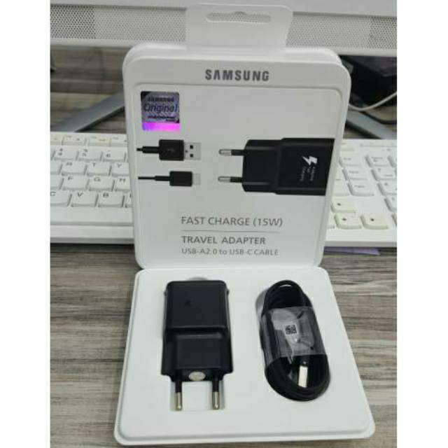 Charger Samsung Tipe C Original 100% Fast Charging 15W Bergaransi 1 Minggu