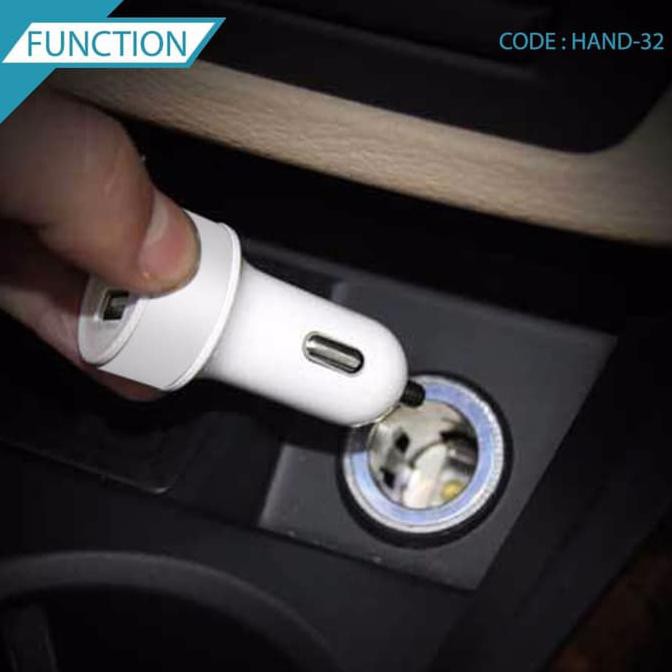 Car Charger colokan pengisi daya hp gadget quick charge mobil fast charging casan darurat