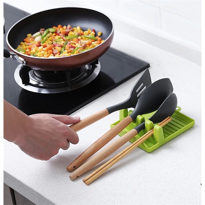 TATAKAN SPATULA / TATAKAN SENDOK GORENG / HOLDER TUTUP KUALI/ ALAT DAPUR