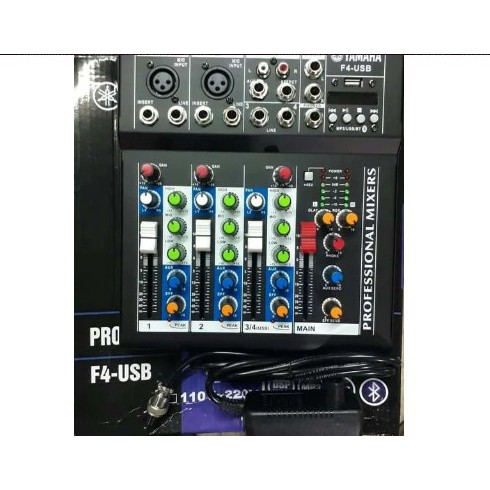 Yamaha F4 F 4 4 channel Mixer 4ch Mini Audio Bluetooth USB