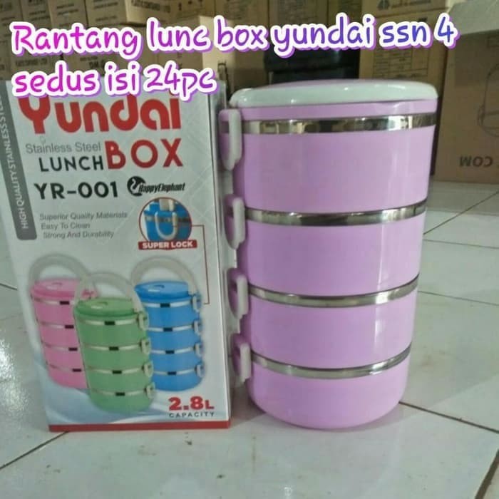 Rantang Stainless 4 Susun - Rantang Makanan - Rantang Bekal