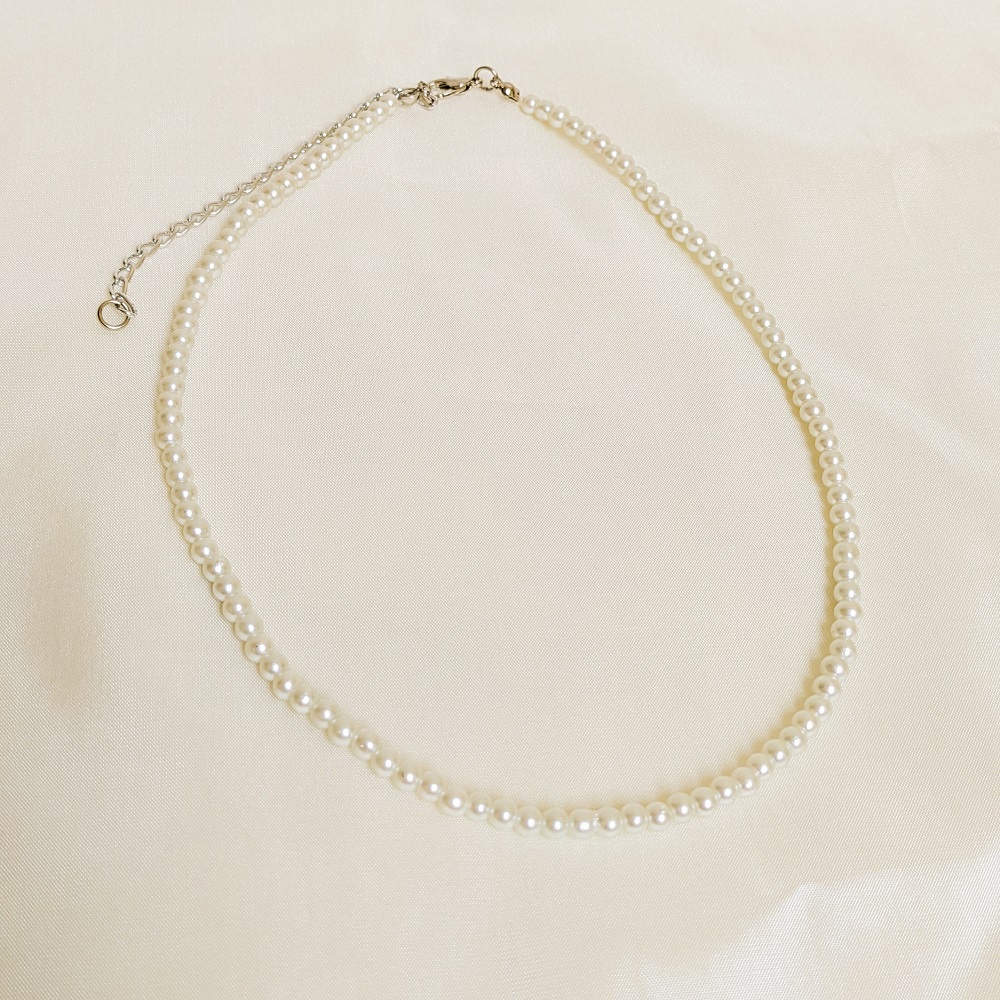 Kalung Mutiara Choker Necklace Pearl Aksesoris Kalung Pearl Rantai