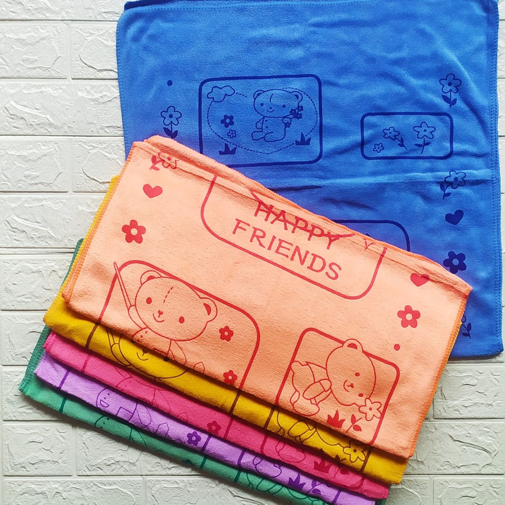 Handuk Bayi Lembut dan Tebal nyerap air 50 x 100 / handuk bayi motif / handuk bayi karakter / handuk bayi microfiber 50x100 / handuk bayi lembut dan tebal motif  / handuk bayi murah / perlengkapan bayi baru lahir