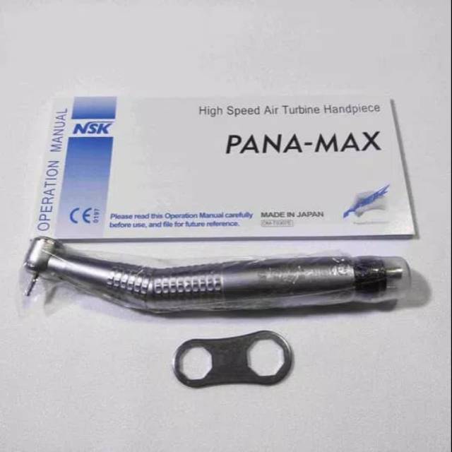 Dental Handpiece hight speed 4 hole . Panamax pana max push button nsk ceramic . Kunci