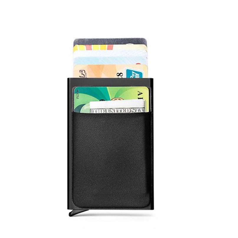 Dompet Kartu Card Holder Wallet Automatic Pop-Up Card Box NJ163