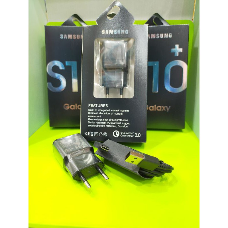 CHARGER SAMSUNG S10+ TYPE C BISA UNTUK SEMUA TYPE HP